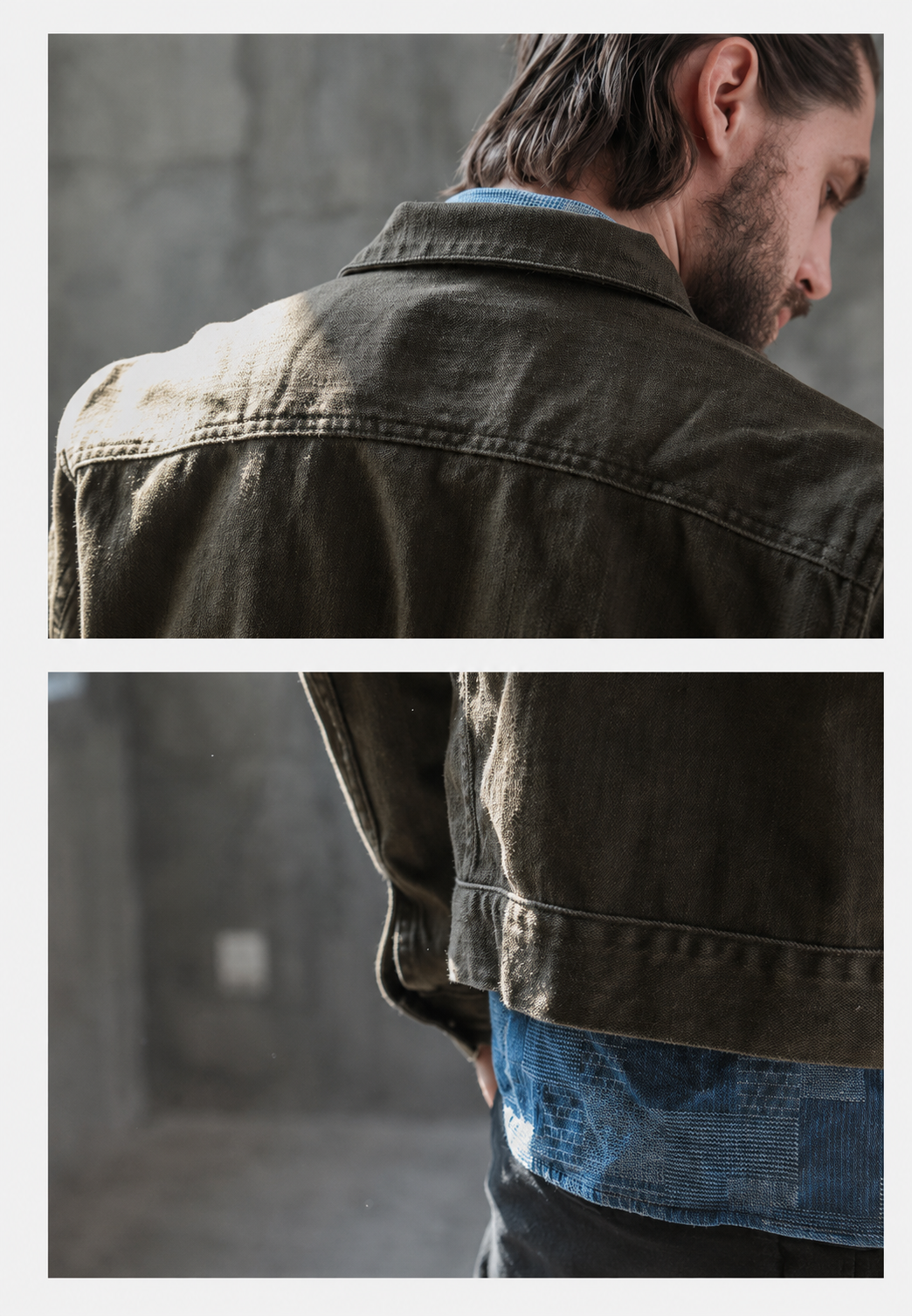 Veste travail homme effet délavé poches avant workwear - Arvid