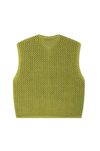 Gilet femme maille épaisse boutons poches sans manches chaud - Dumas