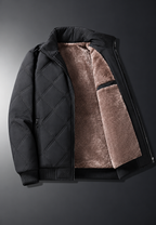 Veste matelassée homme col montant intérieur polaire chaude - Valdemar
