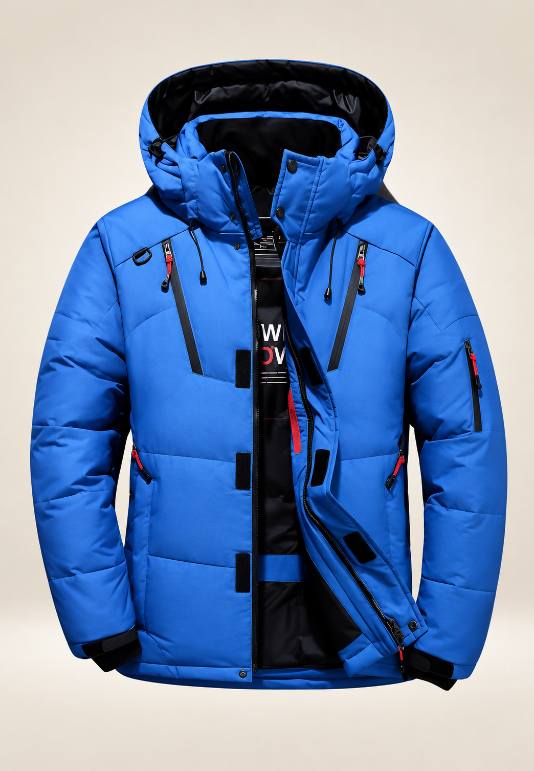 Veste matelassée outdoor homme capuche col montant hiver - Stellan