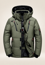 Veste matelassée outdoor homme capuche col montant hiver - Stellan