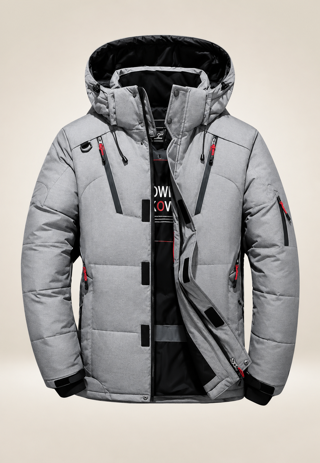 Veste matelassée outdoor homme capuche col montant hiver - Stellan