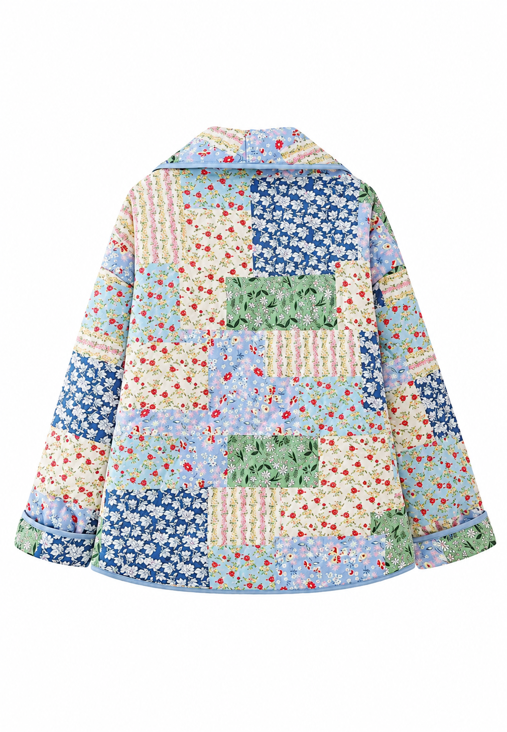 Veste matelassée femme imprimés floraux assortis coordonnés - Marielle