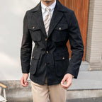 Veste homme velours côtelé élégante poches texture automne - Julien