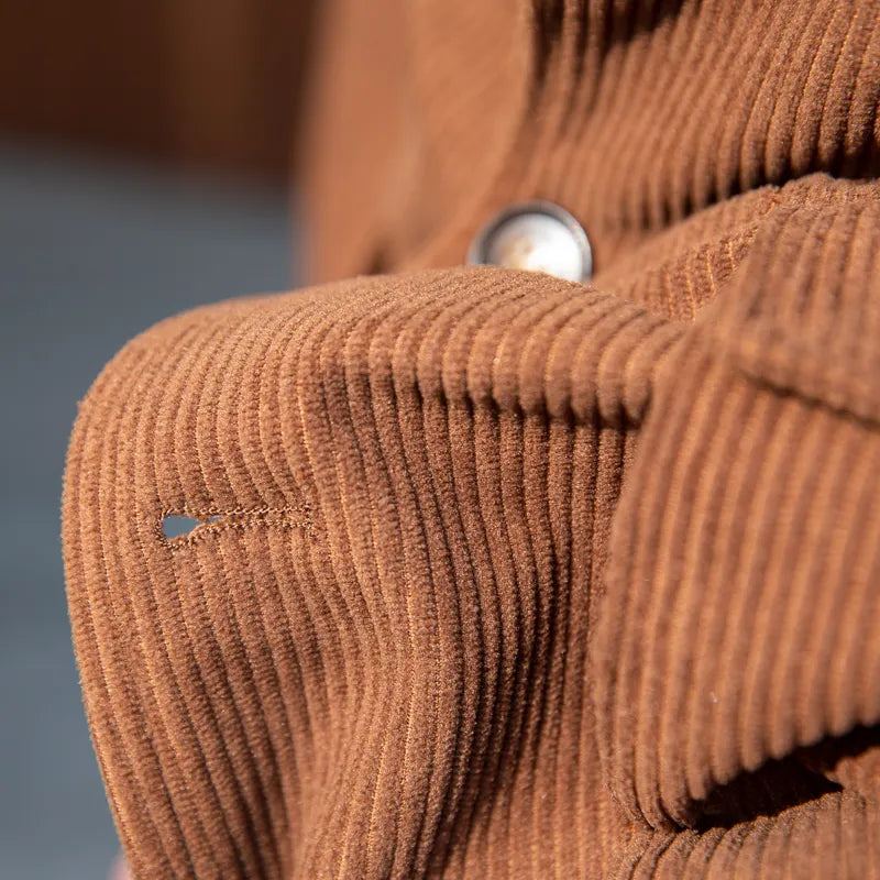 Veste homme velours côtelé élégante poches texture automne - Julien