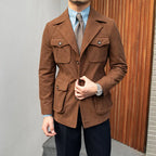 Veste homme velours côtelé élégante poches texture automne - Julien