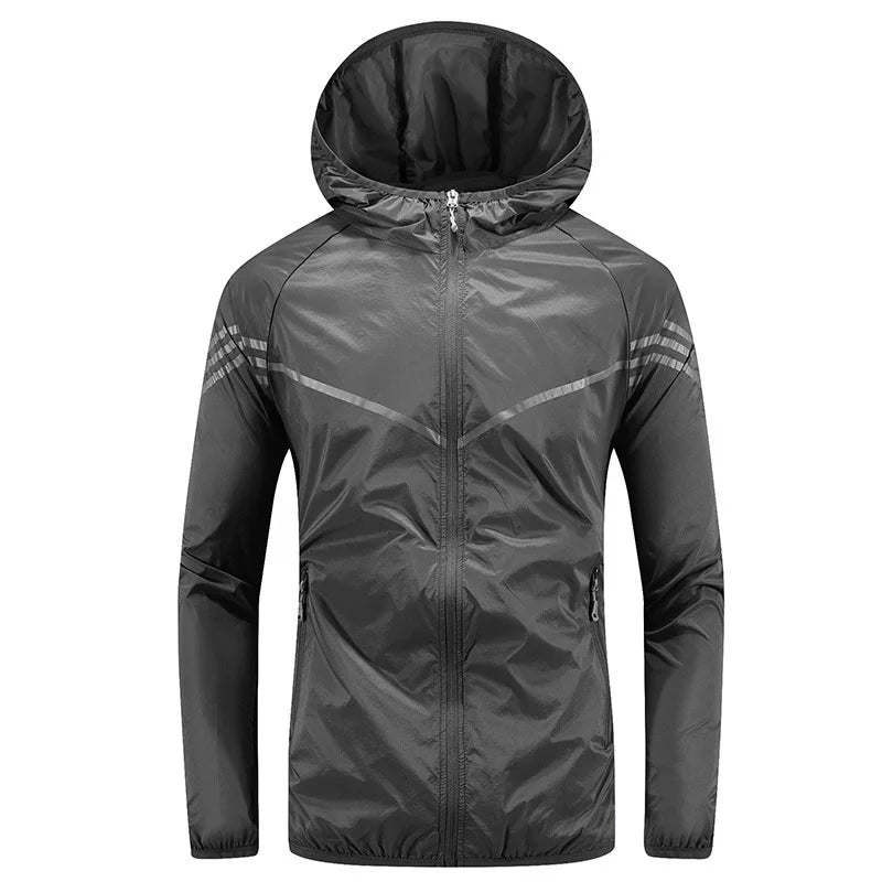 Veste imperméable homme capuche poches fermeture éclair pluie - Thiago