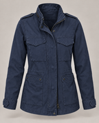 Veste légère femme poches mi-saison coupe épurée - Tilda