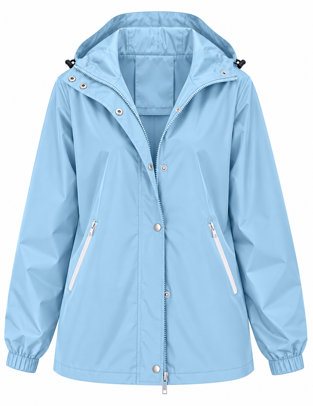 Veste imperméable femme capuche poches fermeture éclair pluie - Verena
