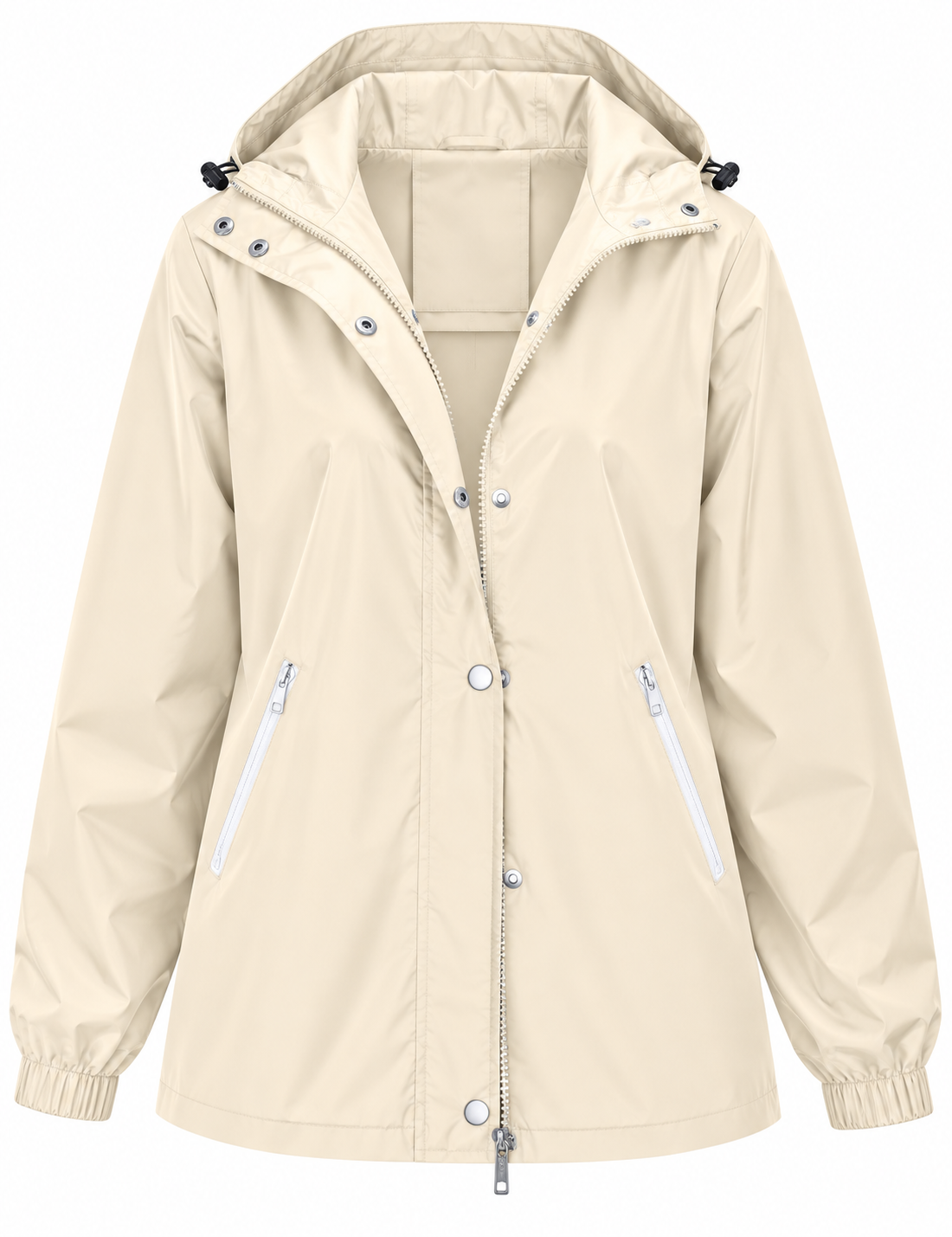 Veste imperméable femme capuche poches fermeture éclair pluie - Verena