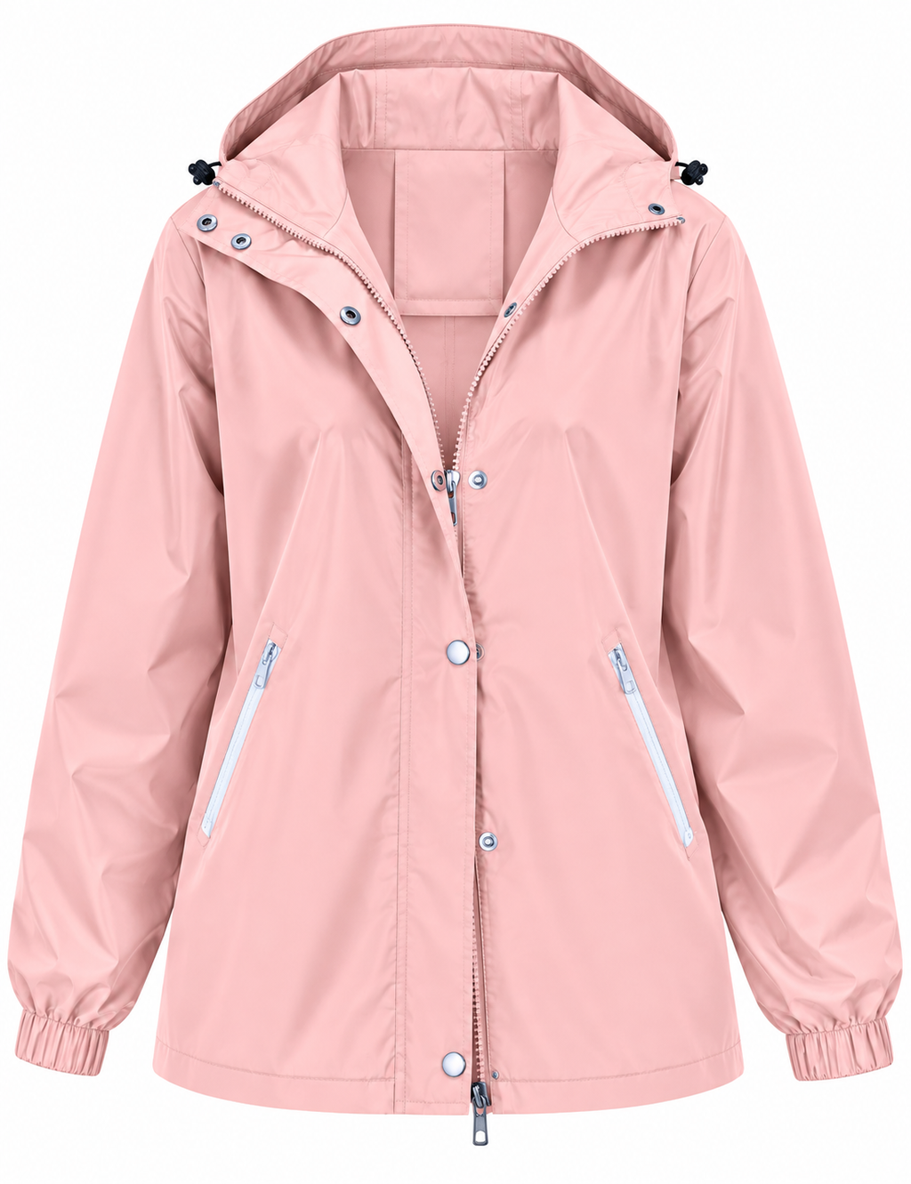 Veste imperméable femme capuche poches fermeture éclair pluie - Verena