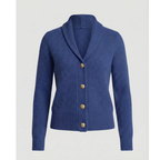 Cardigan femme à col châle et boutons décoratifs - Cora