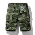 Short cargo camouflage à poches latérales pour homme - Carson