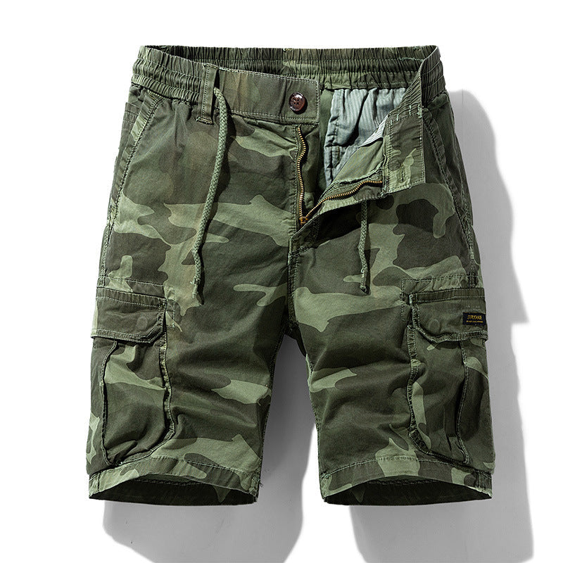 Short cargo camouflage à poches latérales pour homme - Carson