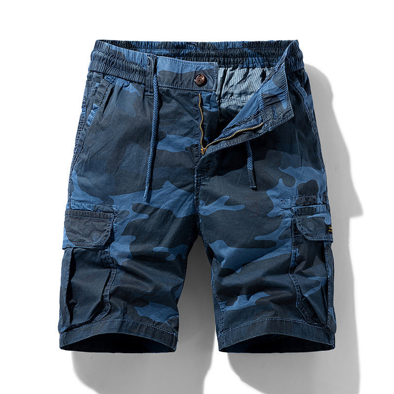 Short cargo camouflage à poches latérales pour homme - Carson