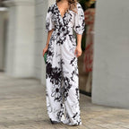 Combinaison femme taille haute à imprimé floral pour femmes - Hannelore