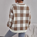 Pull-over femme col V - Clara