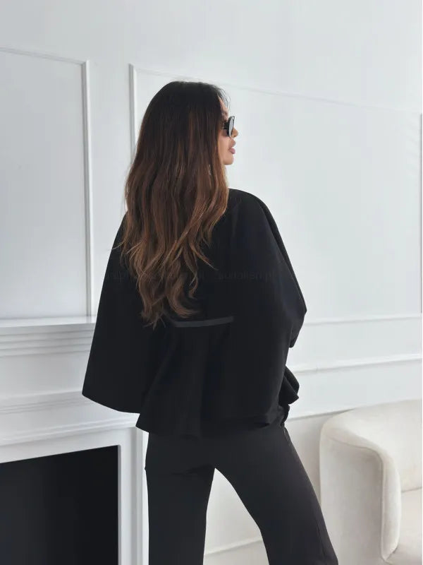 Pull femme automne élégant maille chaud intemporel - Myla