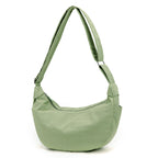 Sac bandoulière femme demi-lune grande capacité réglable - Manon
