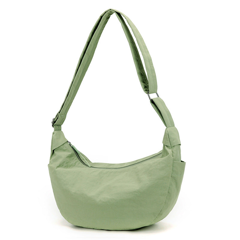 Sac bandoulière femme demi-lune grande capacité réglable - Manon