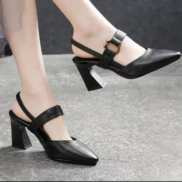 Talons bride avant anneau doré - Greta