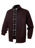 Veste maille homme fermeture éclair col montant tricot - Joshua