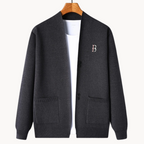 Cardigan homme en tricot à coupe droite - Einar