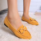 Mocassins semelle plate nœud métallique - Beatrice