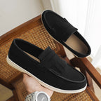 Mocassins homme cuir mat avec franges - Harrison