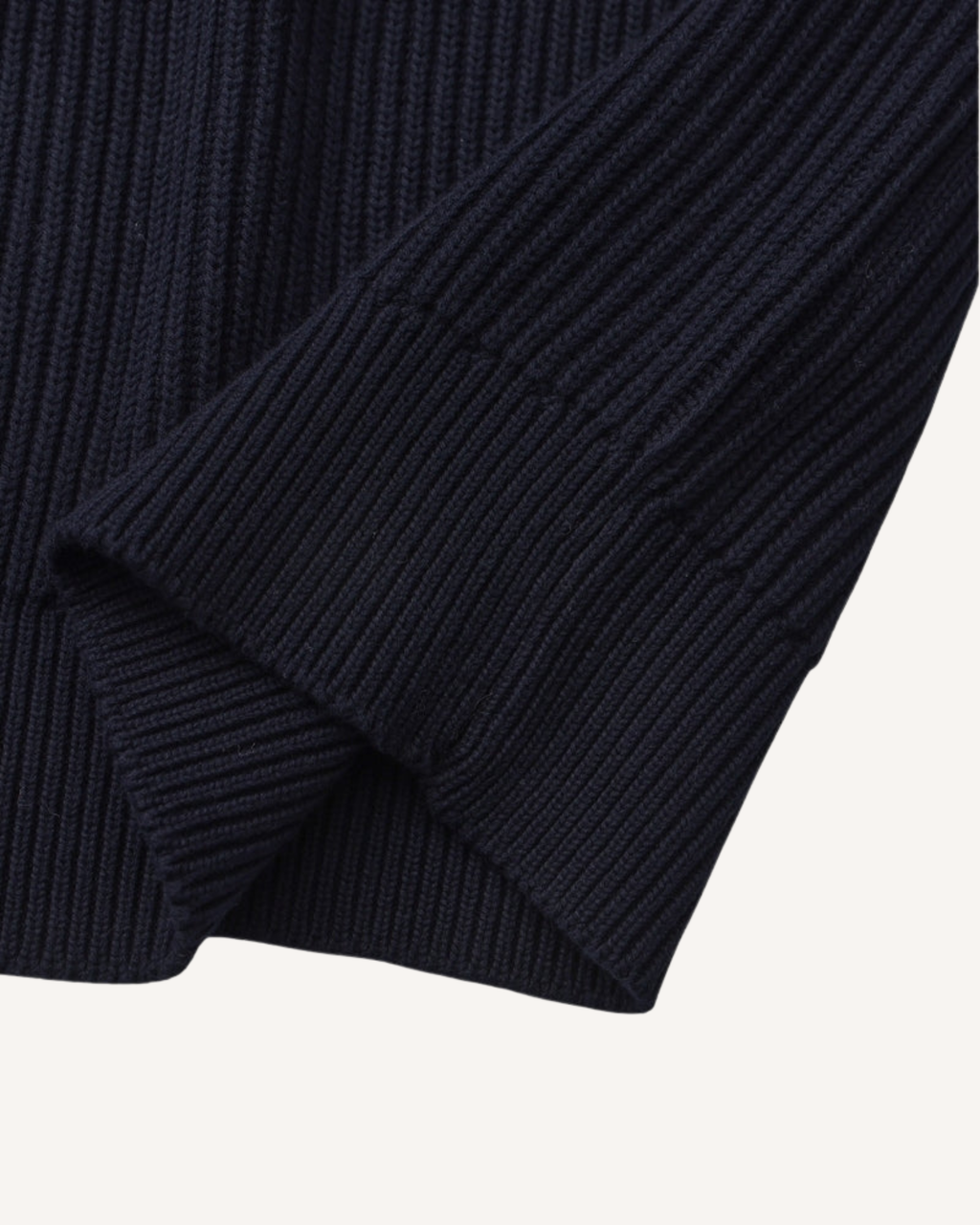 Pull homme col rond maille côtelée manches longues texture - Evren