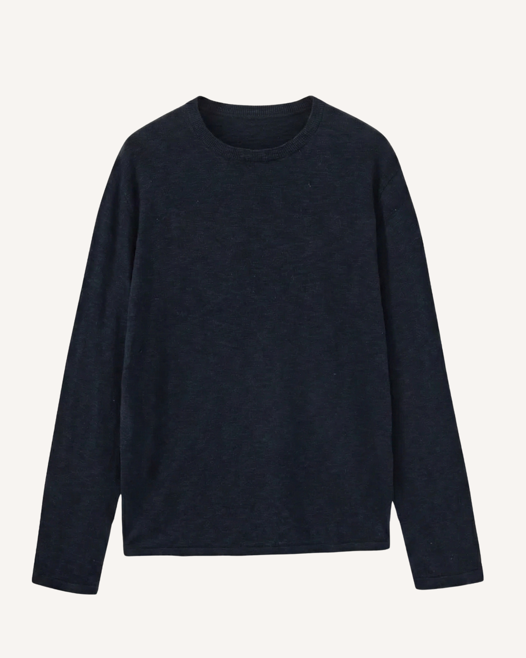 Pull homme col rond maille fine manches longues léger - Ciro