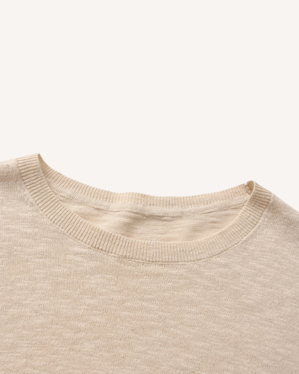 Pull homme col rond maille fine manches longues léger - Ciro