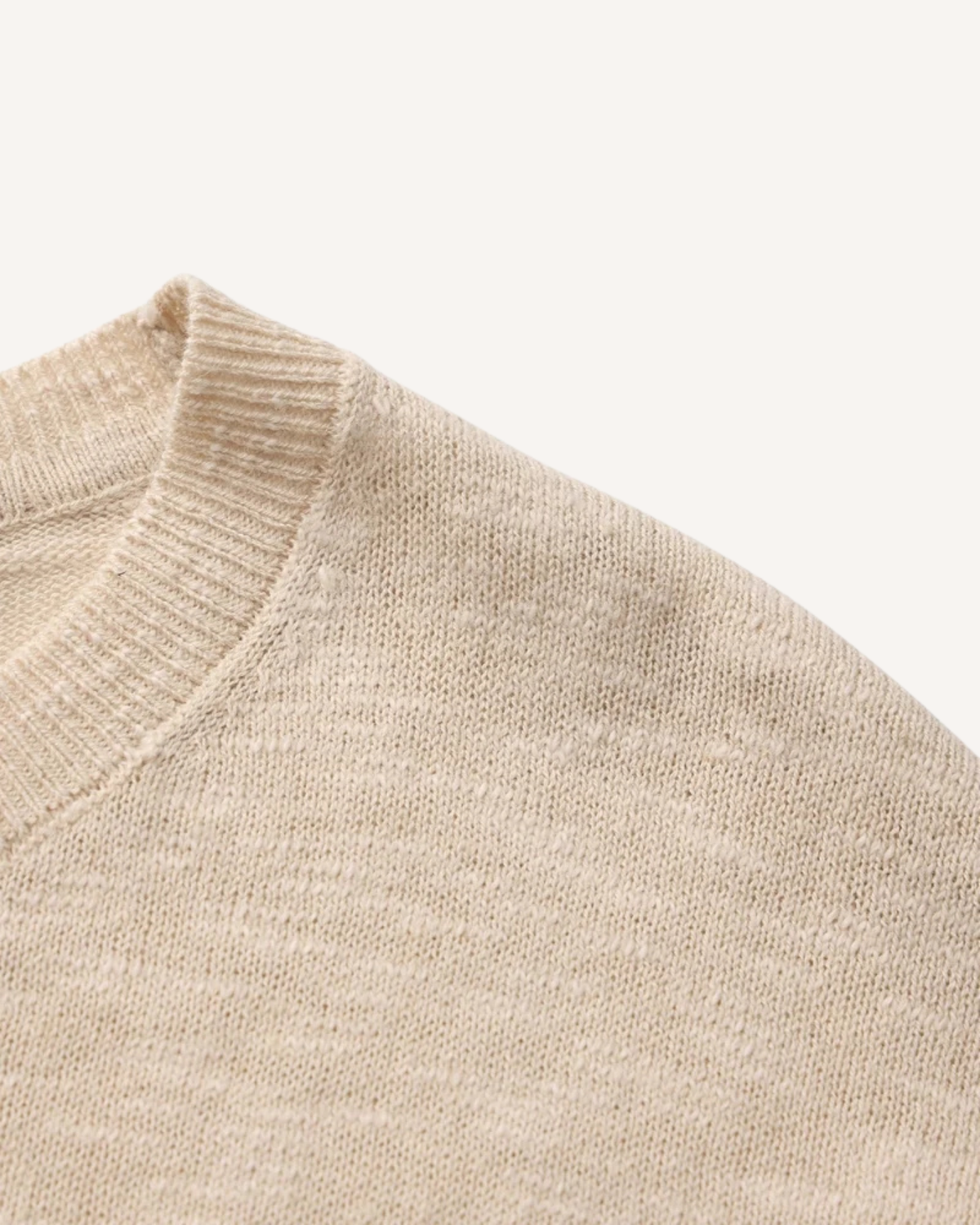 Pull homme col rond maille fine manches longues léger - Ciro