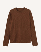 Pull homme col rond maille fine manches longues léger - Ciro