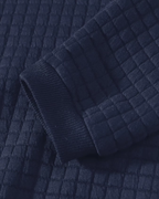 Pull homme col rond maille gaufrée manches longues texture - Loris