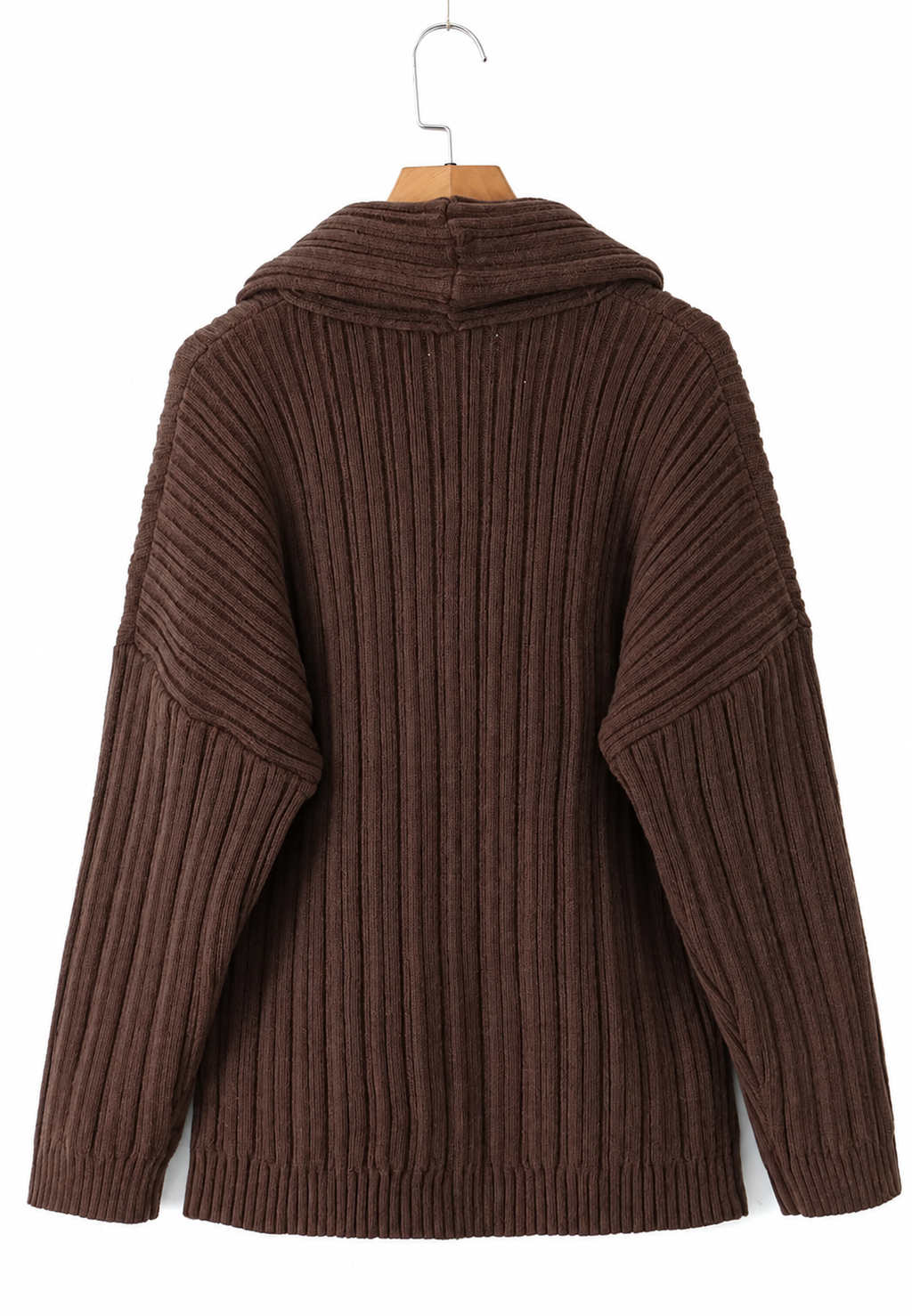 Pull femme encolure asymétrique épaule dénudée moderne - Séverine
