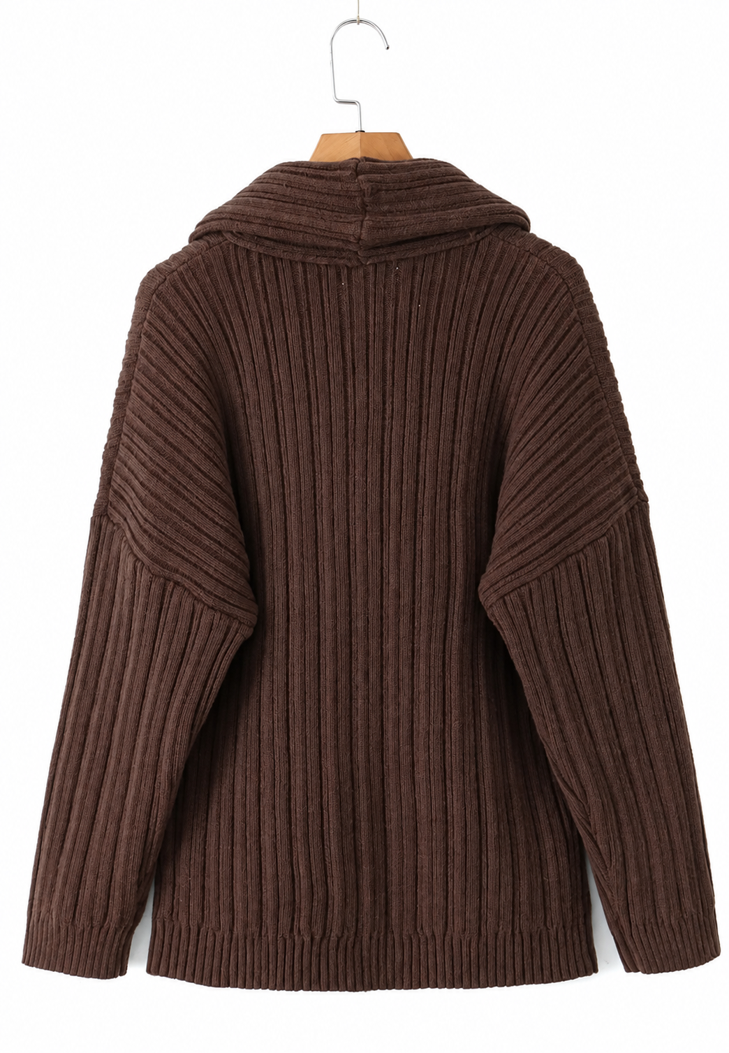 Pull femme encolure asymétrique épaule dénudée moderne - Séverine