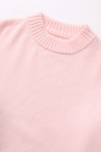 Pull femme ample maille unie col rond basique intemporel - Rieke