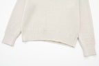 Pull femme rayures demi-zip col montant maille sportive - Holly
