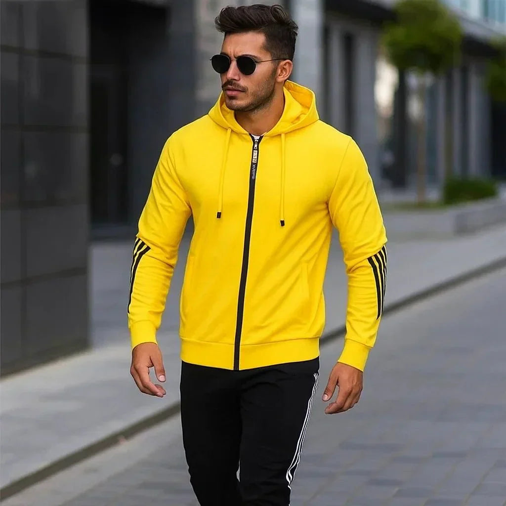 Ensemble en tricot extensible avec capuche - Kael