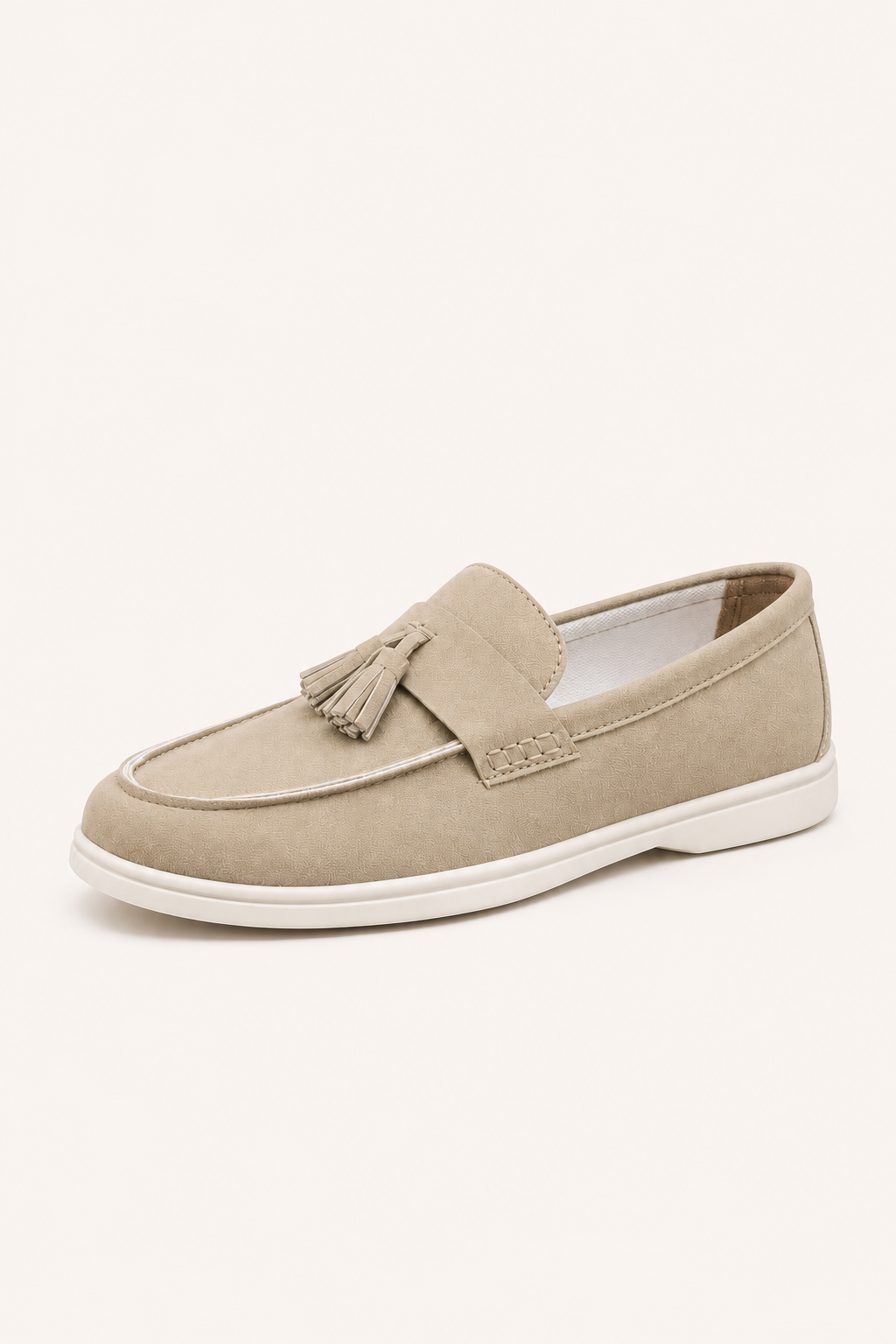 Mocassins décontractés pour homme avec pompons et semelle contrastée - Jannik