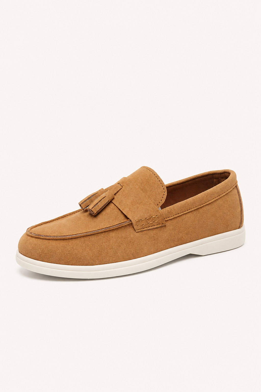 Mocassins décontractés pour homme avec pompons et semelle contrastée - Jannik