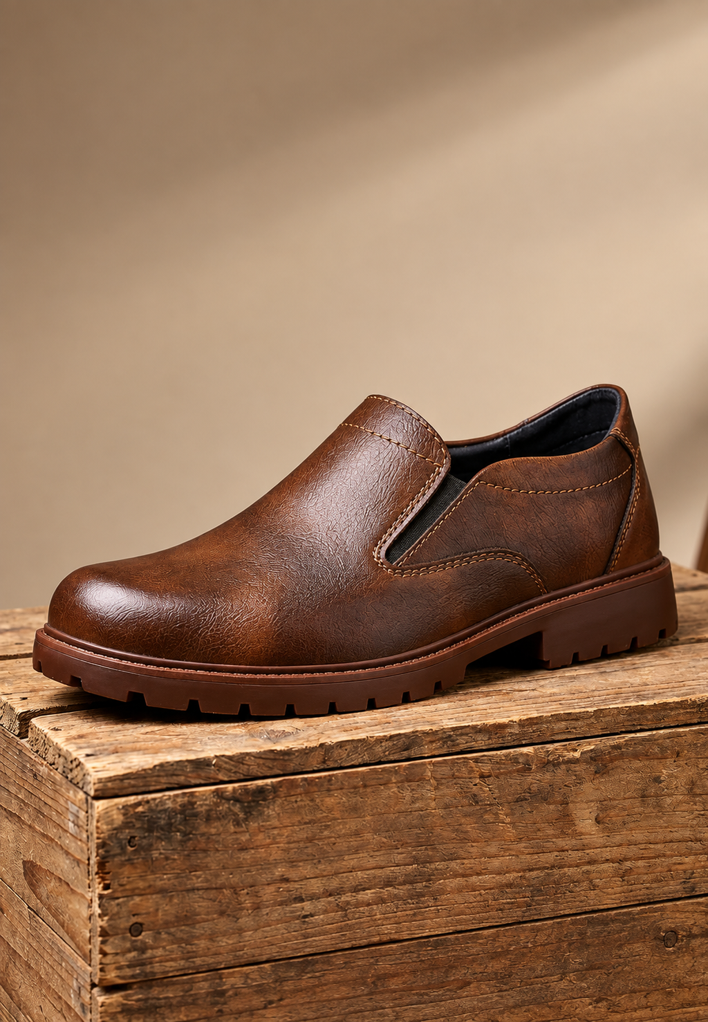 Mocassins homme semelle track élastiques latéraux confort - Jorrit