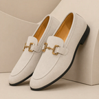 Mocassins homme boucle métallique style classique bureau - René
