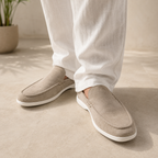 Mocassins homme unis style automnal à enfiler élégants - Gerald