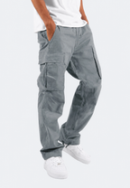 Pantalon cargo homme coupe ajustée poches latérales ourlet réglable - Hilbert