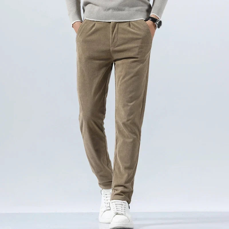 Pantalon velours côtelé homme pinces poches latérales - Corvin