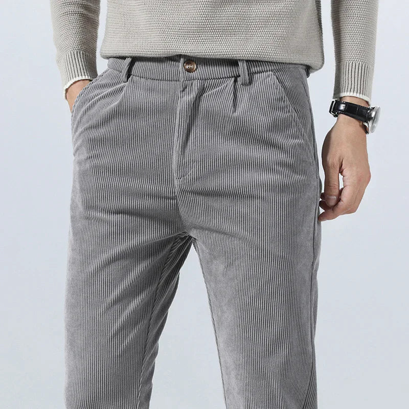 Pantalon velours côtelé homme pinces poches latérales - Corvin
