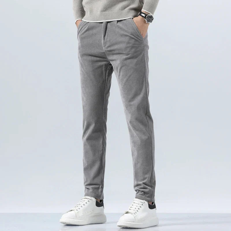 Pantalon velours côtelé homme pinces poches latérales - Corvin