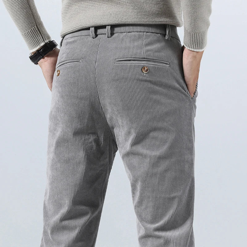 Pantalon velours côtelé homme pinces poches latérales - Corvin